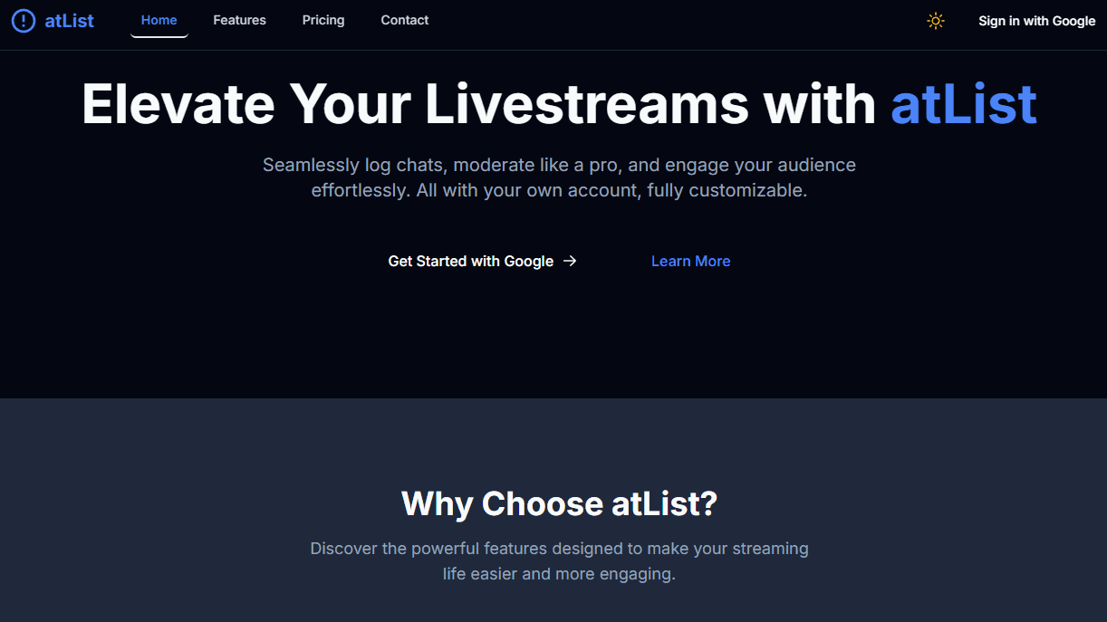 Preview of atList - Simple Streamer Tools