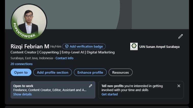 Cover image for LinkedIn